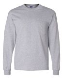 Gildan 2410 Ultra Cotton Long Sleeve T-Shirt with a Pocket - Image 5