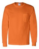 Gildan 2410 Ultra Cotton Long Sleeve T-Shirt with a Pocket - Image 7