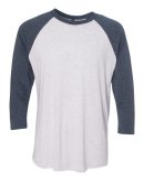 Next Level 6051 Unisex Tri-Blend Three-Quarter Sleeve Baseball Raglan Tee - Image 4