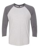 Next Level 6051 Unisex Tri-Blend Three-Quarter Sleeve Baseball Raglan Tee - Image 5