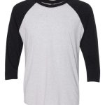 Next Level 6051 Unisex Tri-Blend Three-Quarter Sleeve Baseball Raglan Tee