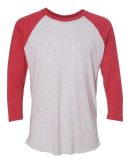 Next Level 6051 Unisex Tri-Blend Three-Quarter Sleeve Baseball Raglan Tee - Image 8