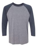 Next Level 6051 Unisex Tri-Blend Three-Quarter Sleeve Baseball Raglan Tee - Image 11