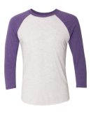 Next Level 6051 Unisex Tri-Blend Three-Quarter Sleeve Baseball Raglan Tee - Image 17