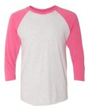 Next Level 6051 Unisex Tri-Blend Three-Quarter Sleeve Baseball Raglan Tee - Image 19