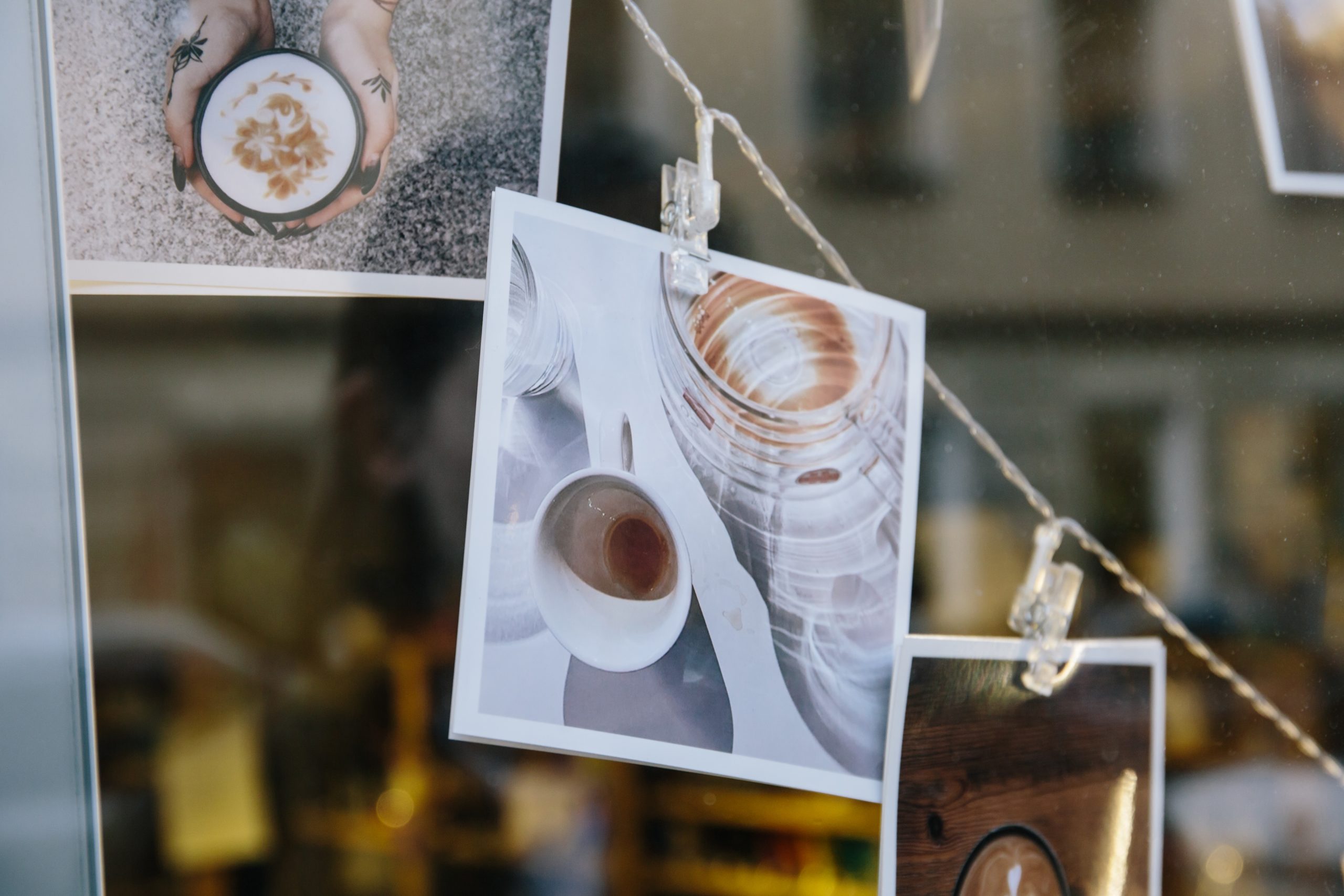 Saint-petersburg,,Russia,-,Autumn,2020.,Some,Polaroid,Photos,Hanging,On