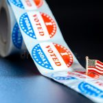 Patriotic Stock Roll Labels (Per Unit)