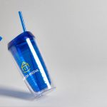 Double-Wall Tumbler with Straw – 16 oz.