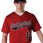Adult "Lightweight Bat Flip" FAUX Button Front Baseball Jersey