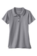 Girls Short Sleeve Jersey Knit Polo - Image 4