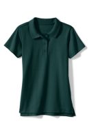 Girls Short Sleeve Jersey Knit Polo - Image 3